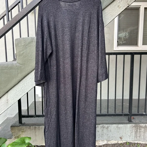 NWT Donna Karen Sweater Knit Caftan Sleep Shirt Night Gown Lounge Wear Sz XL - Picture 9 of 9